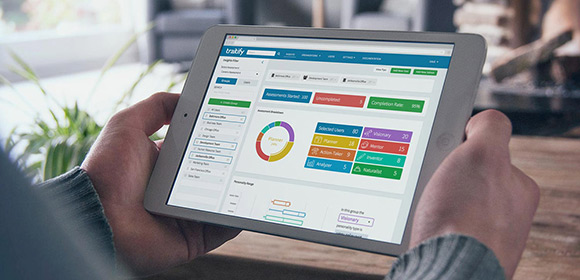 Traitify running on a tablet device